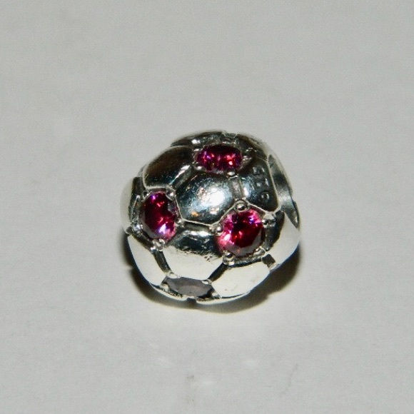Pandora Jewelry Pandora Red Soccer Ball Charm Poshmark